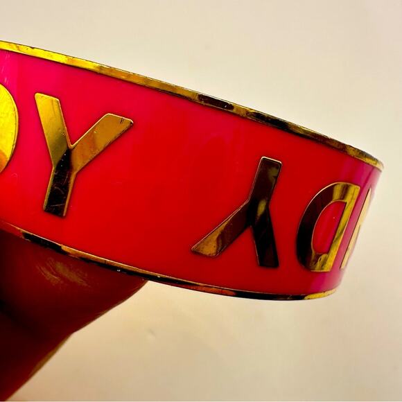 kate spade ARM CANDY Bracelet Pink Gold Bangle Preppy Retro Summer - Picture 3 of 14